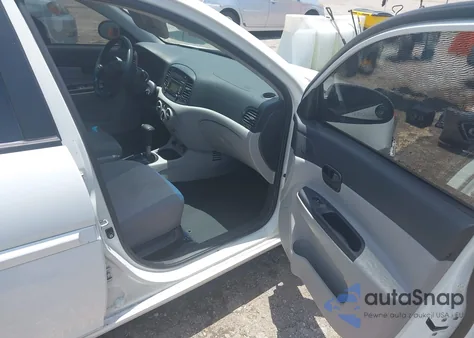 2008 Hyundai Accent Gls from USA, damaged, VIN KMHCN46C58U270722